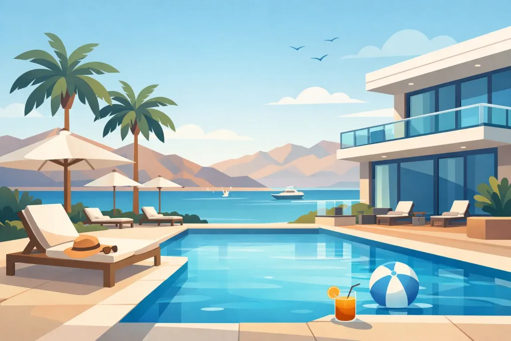 איך לבחור דירת נופש באילת עם בריכה